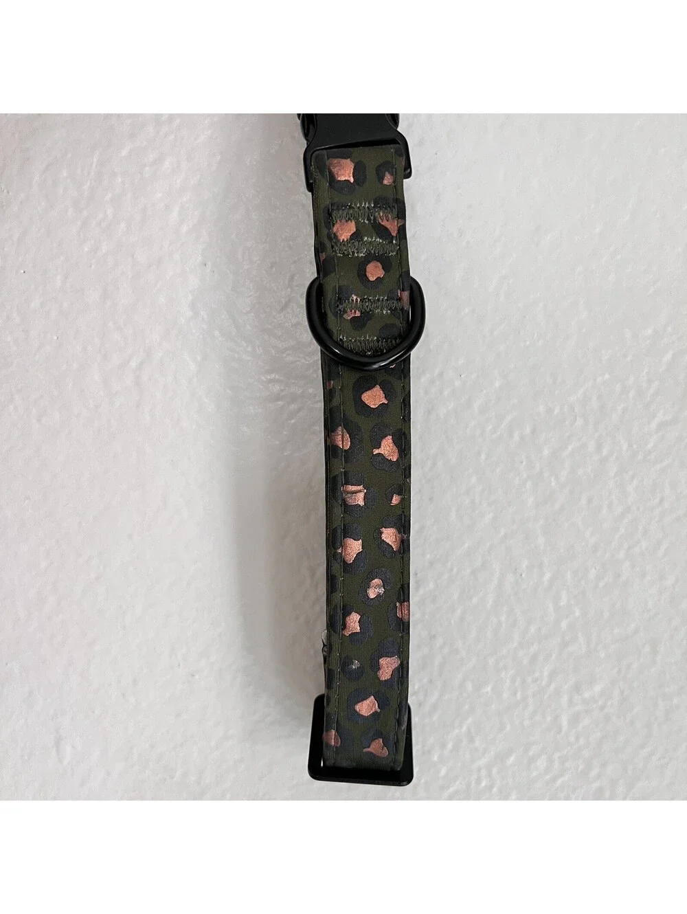 NWT Top Paw (L) Comfort Unisex Green Gold Animal Print Soft Dog Puppy Collar 🐾